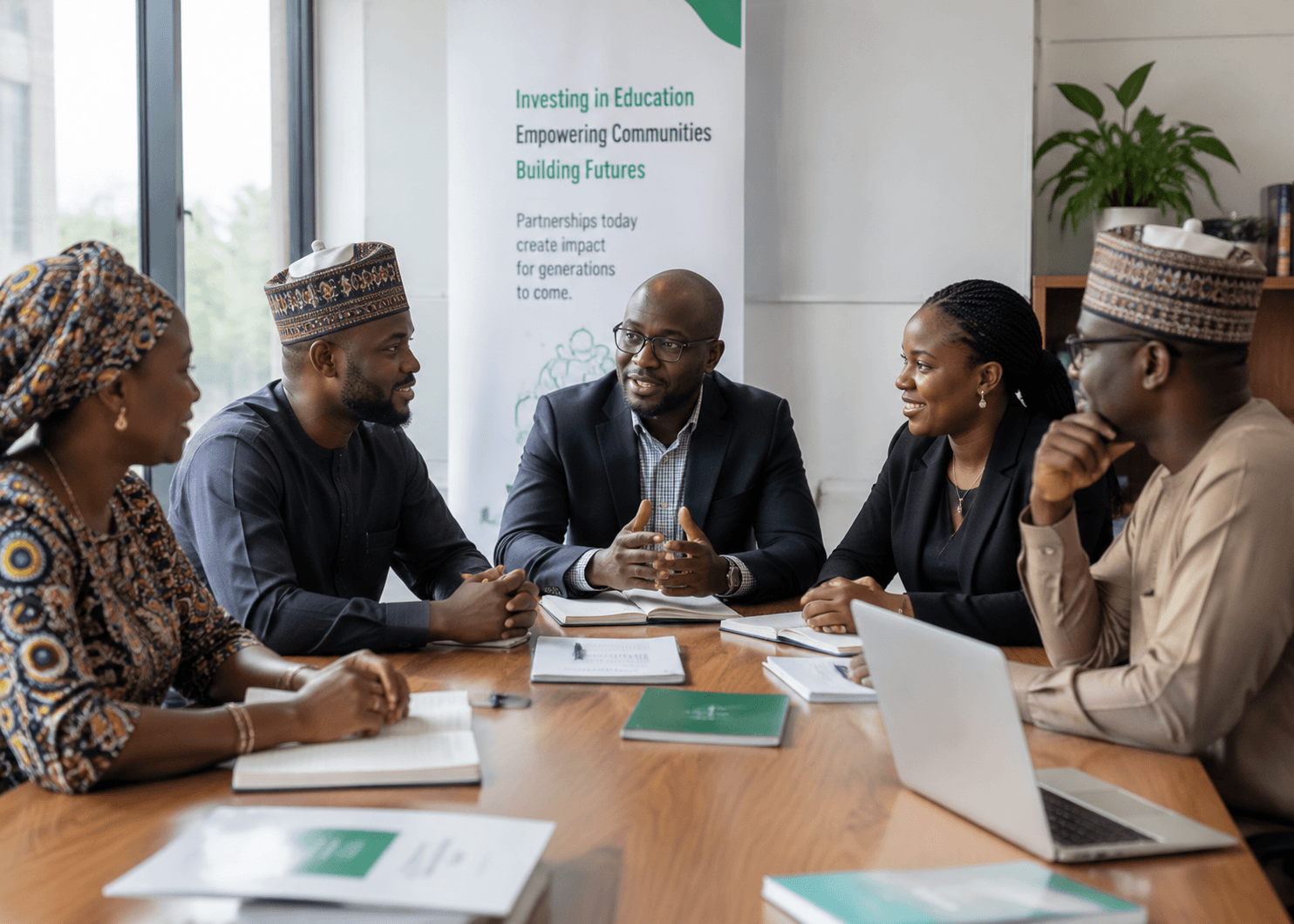 Partnership community supporting education